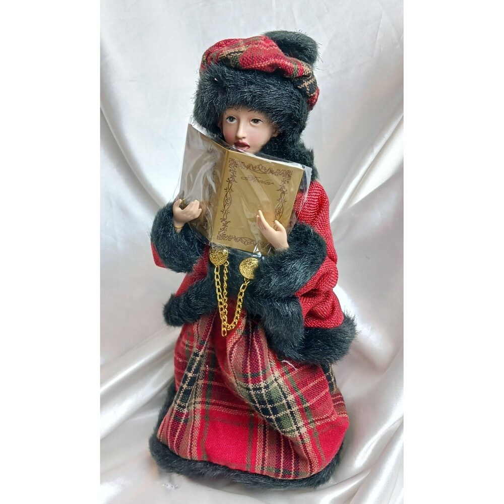 Valerie Parr Hill Dickens Style Christmas 13'' Caroler Girl-NEW